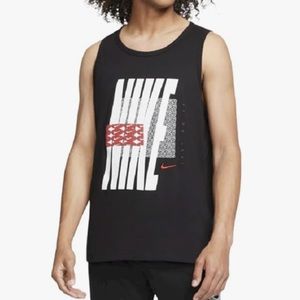 Nike Dri-Fit Men's Black Running Tank Top